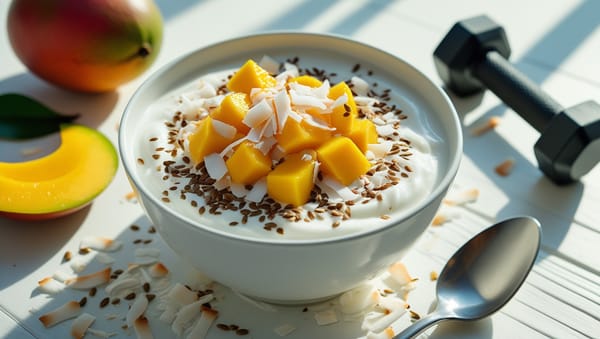 🥣 Mango-Kokos Kwarkbowl
